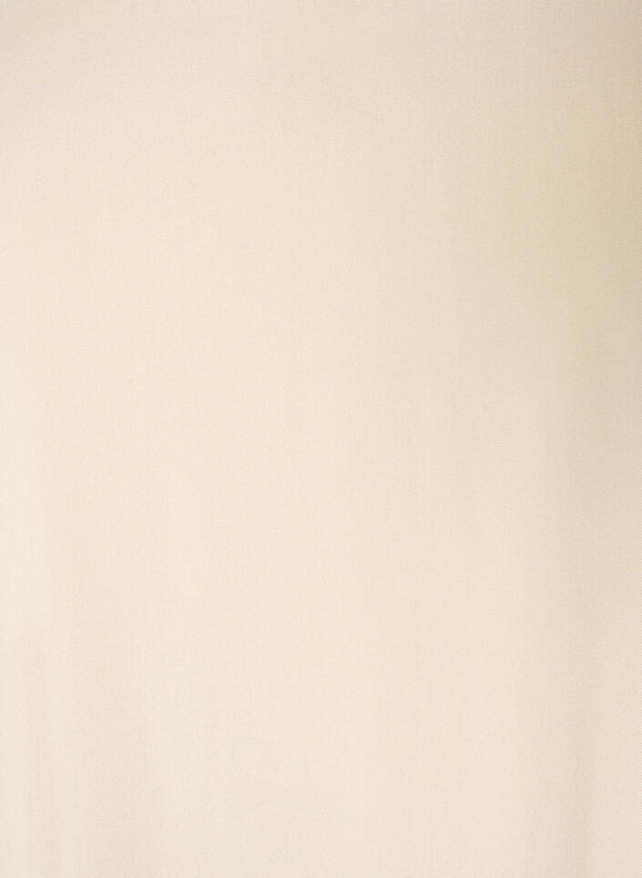 Viscose blouse with V-neck and rounded hem, Beige, Packshot image number 2