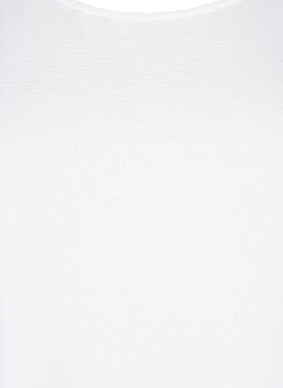 Long-sleeved blouse with texture, Bright White, Packshot image number 2