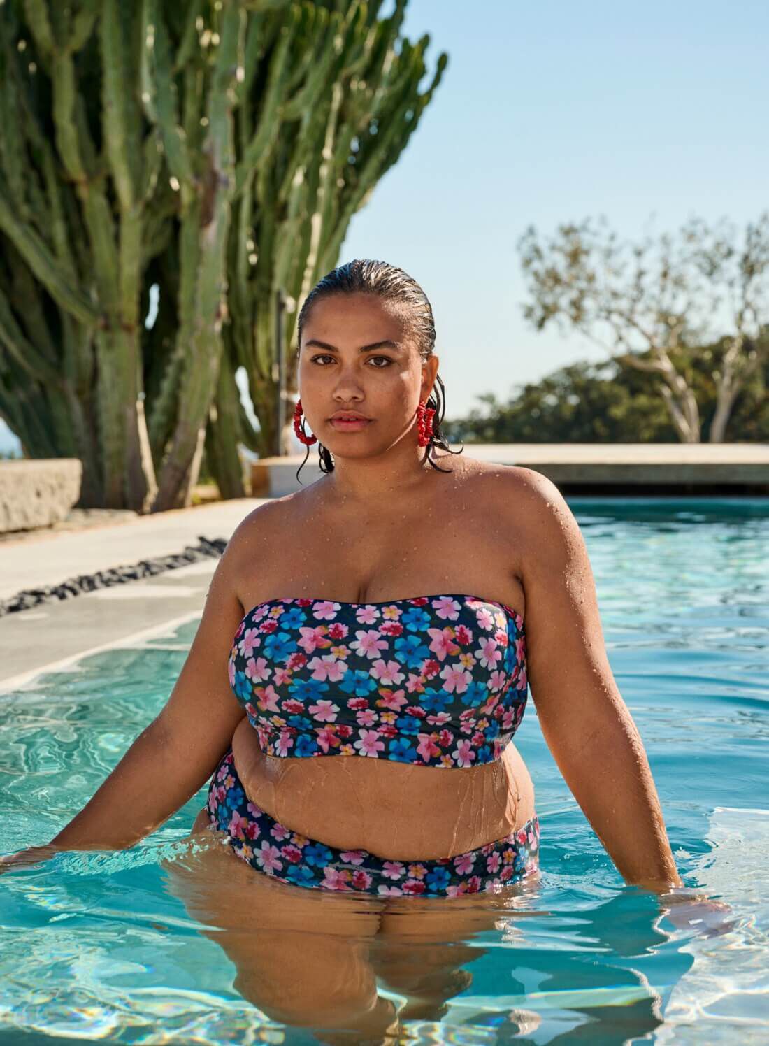 Bandeau top, , Model