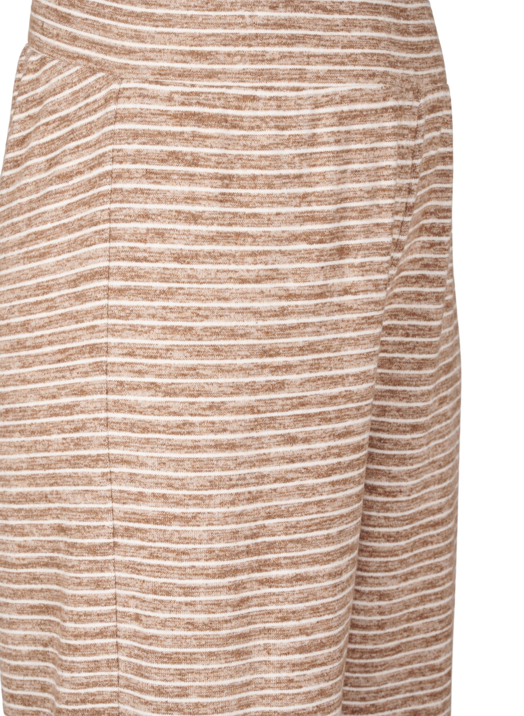 Zizzifashion Loose trousers with elastic waistband, Fondue Fudge, Packshot image number 2