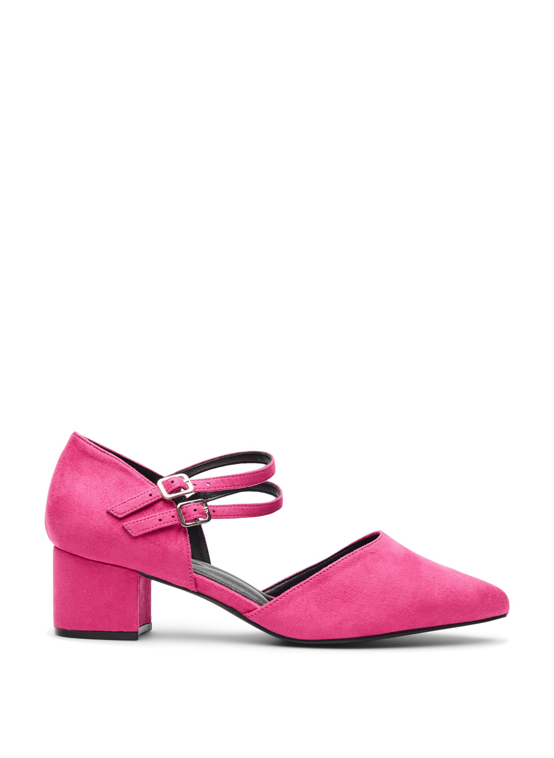 Zizzifashion Pumps with double straps, Pink, Packshot image number 0