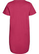 Organic cotton nightdress with V-neck, Red, Packshot image number 1