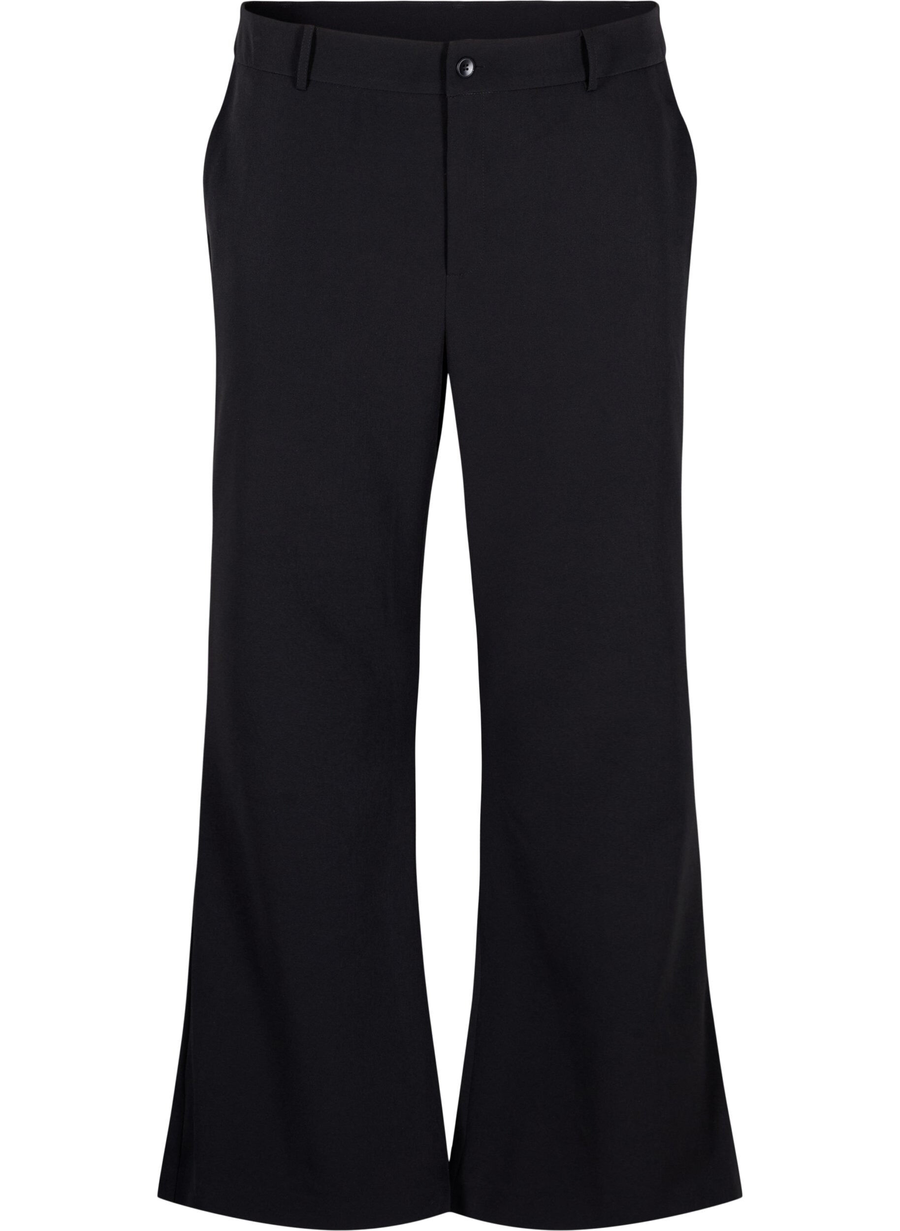 Zizzifashion Bootcut trousers, Black, Packshot image number 0