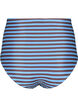 High-waisted bikini bottom with stripes, Light Blue, Packshot image number 1