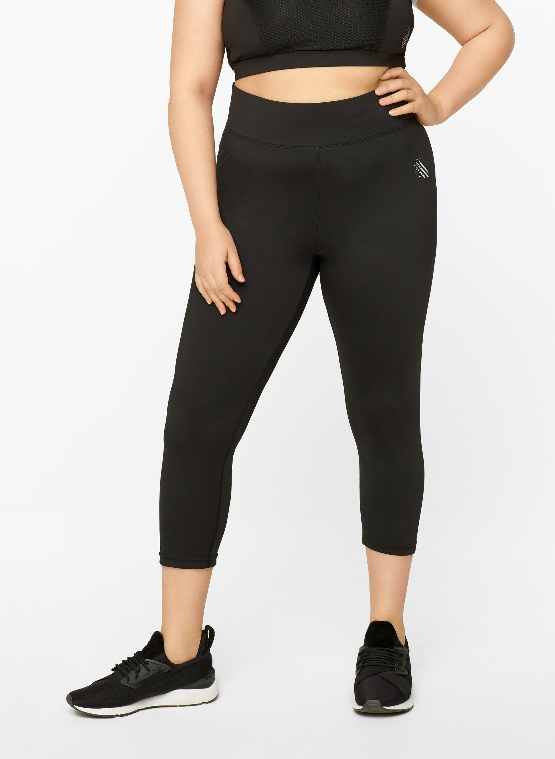 Zizzifashion Sports leggings, Black, Model image number 0