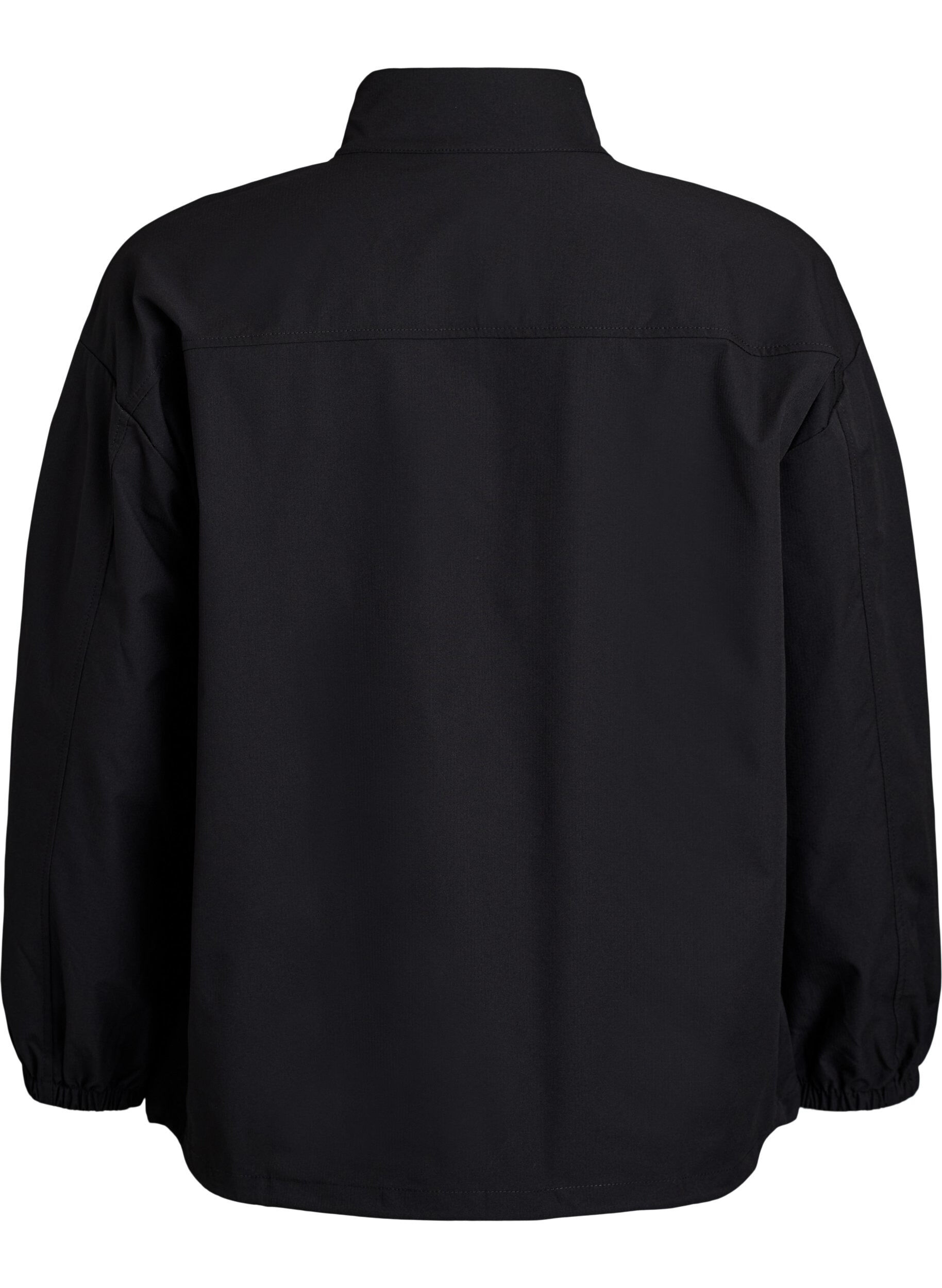 Zizzifashion Sporty anorak with reflective details and pockets, Black, Packshot image number 1