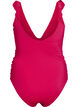 Swimsuit with ruffles and removable inserts, Cerise, Packshot image number 1