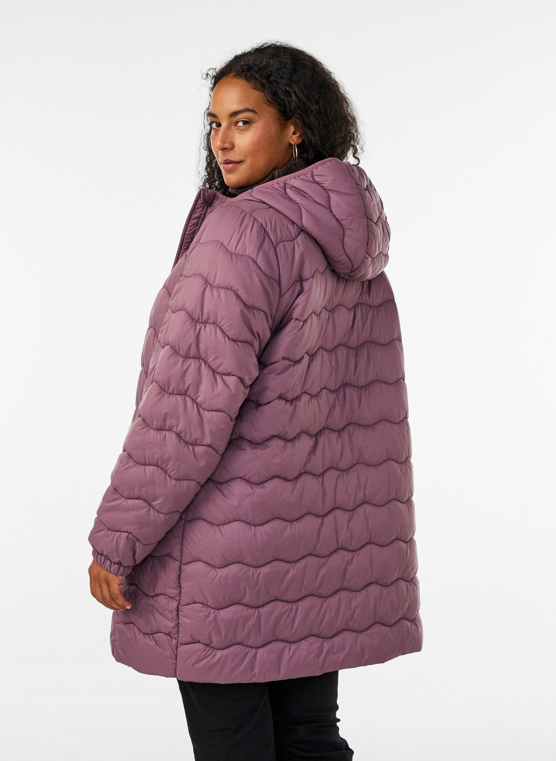 ZizzifashionQuilted jacket, Rose, Model image number 2