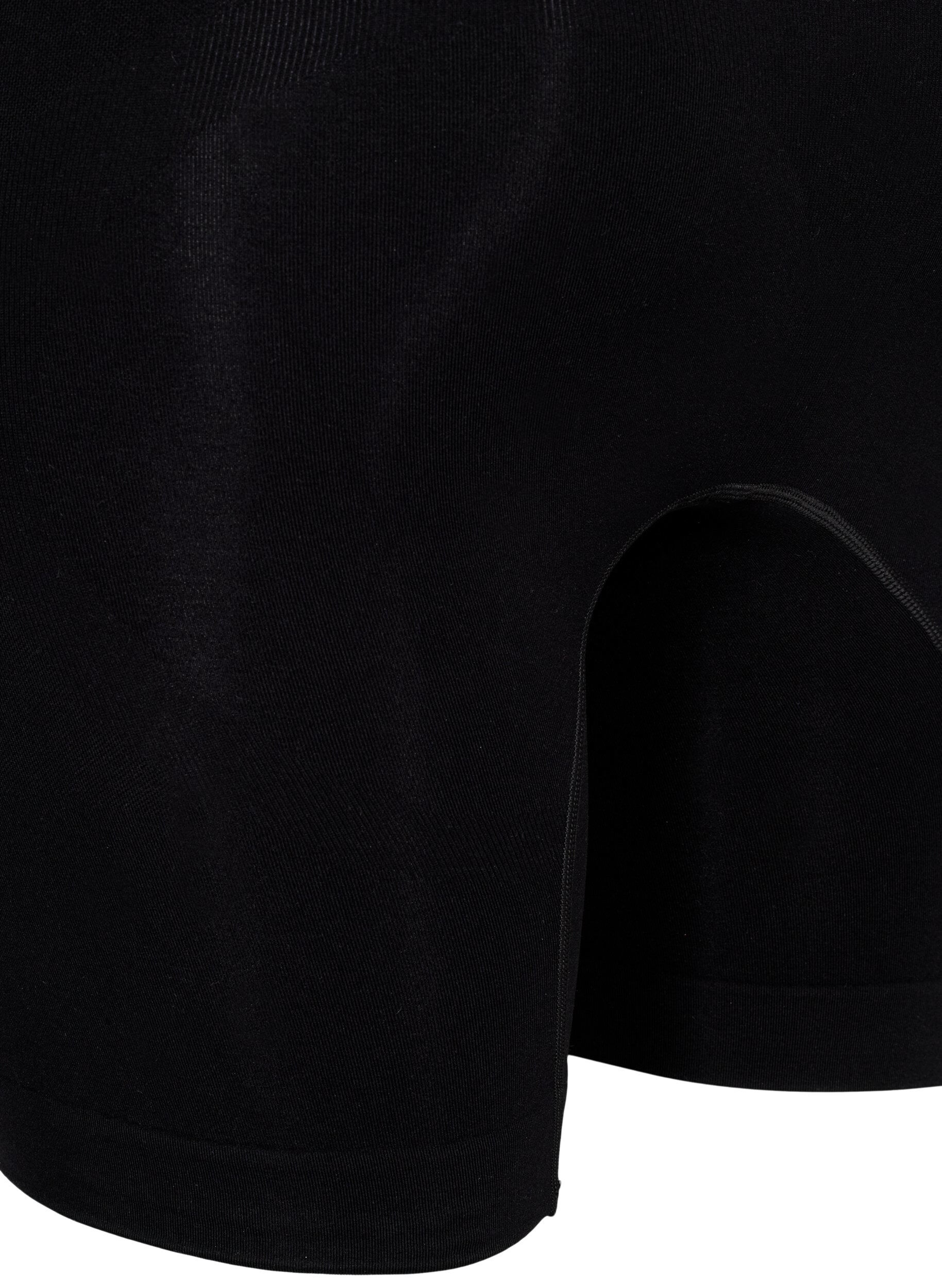 Zizzifashion Shapewear bodysuit with opening at the bottom, Black, Packshot image number 3