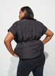 Puffer gilet with adjustable waist, Black, Model image number 2