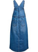 Midi denim overall dress, Blue, Packshot image number 1