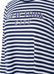 Striped blouse with motif, White w.Navy Stripe, Packshot image number 2