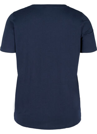 Short-sleeved t-shirt with print, Navy Blazer/Rock, Packshot image number 1