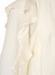 Blouse with ruffles and balloon shape, Vanilla, Packshot image number 3