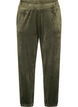 Loose velvet trousers, Green, Packshot image number 0