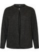 Knitted cardigan with a round neck and button fastening, Dark Grey, Packshot image number 0