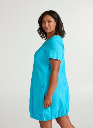 Dress with pockets, River Blue, Model image number 1