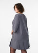 Short A-line dress with zipper and 3/4-sleeves, Grey, Model image number 2
