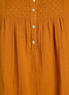 Cotton muslin tunic with broderie anglaise, Orange, Packshot image number 2