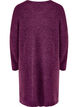 Long sleeved rib knit dress, Potent Purple Mel., Packshot image number 1