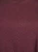 Basic cotton t-shirt with shoulder pads, Dark Bordeaux, Packshot image number 2