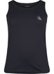 Tight-fitting training top with inner silicone edge, Black, Packshot image number 0