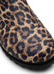 Wide fit - Short wellies with elastic neoprene shaft, Leopard AOP, Packshot image number 3