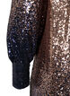 Sequin dress with balloon sleeves, Evening Blue Cobber, Packshot image number 3