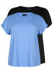 Two-pack short sleeve t-shirts, Light Blue, Packshot image number 0