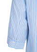 Long striped shirt with 3/4 sleeves, Light Blue, Packshot image number 3