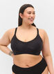 Bra with padded cups, Black, Model image number 0