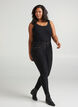 Close-fitting trousers with zip details, Black, Model image number 0