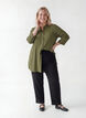 Tunic with 3/4 sleeves, Green, Model image number 1