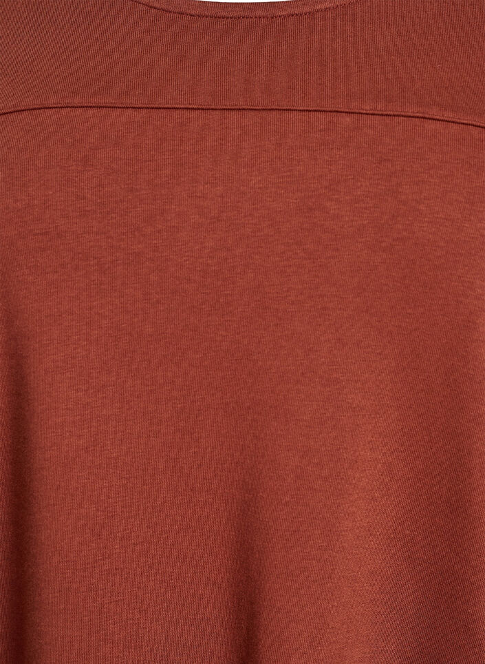 Jersey dress with short sleeves and pockets, Red, Packshot image number 2
