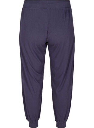 Loose trousers in ribbed fabric, Odysses Gray, Packshot image number 1