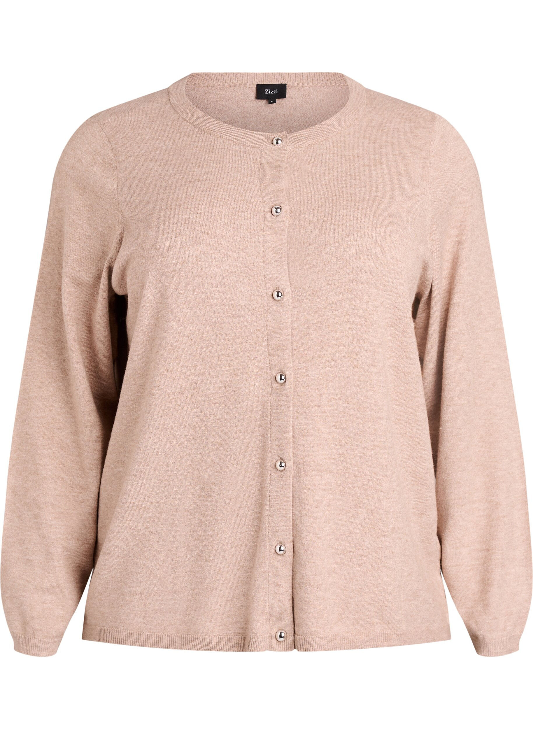 Cardigan with round buttons