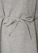 Blouse with tie and puff sleeves, Grey, Packshot image number 2
