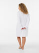 Nightgown in organic cotton with eyelet embroidery, White, Model image number 2