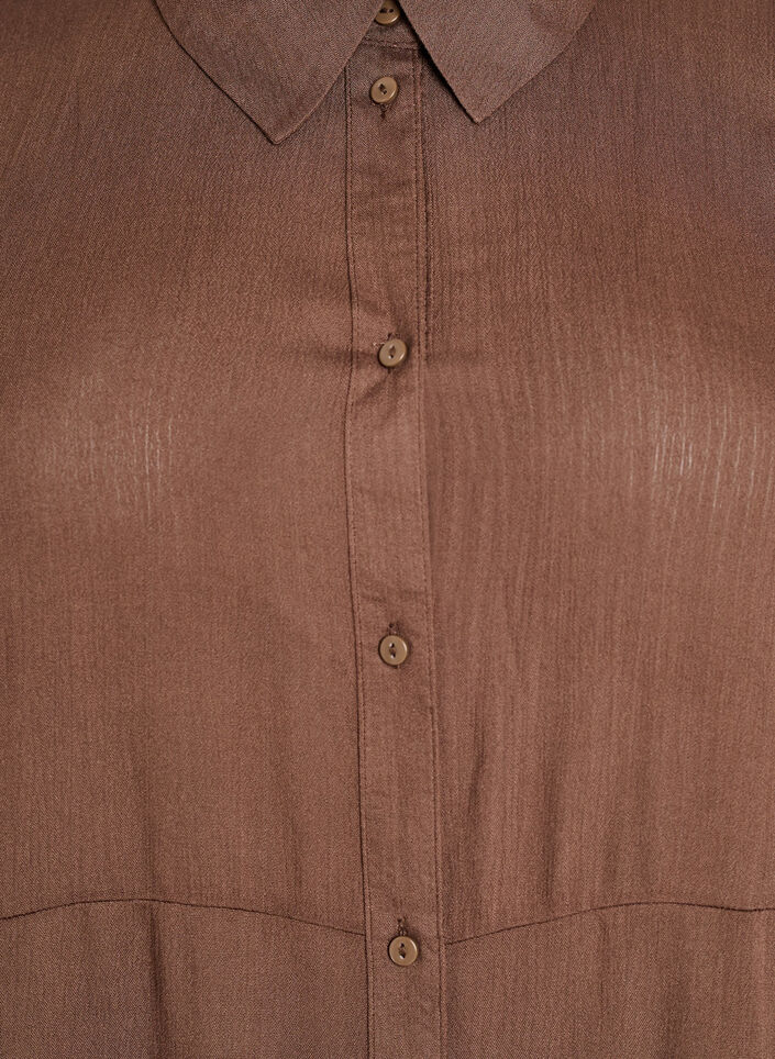 Midi shirt dress with short sleeves, Green, Packshot image number 2