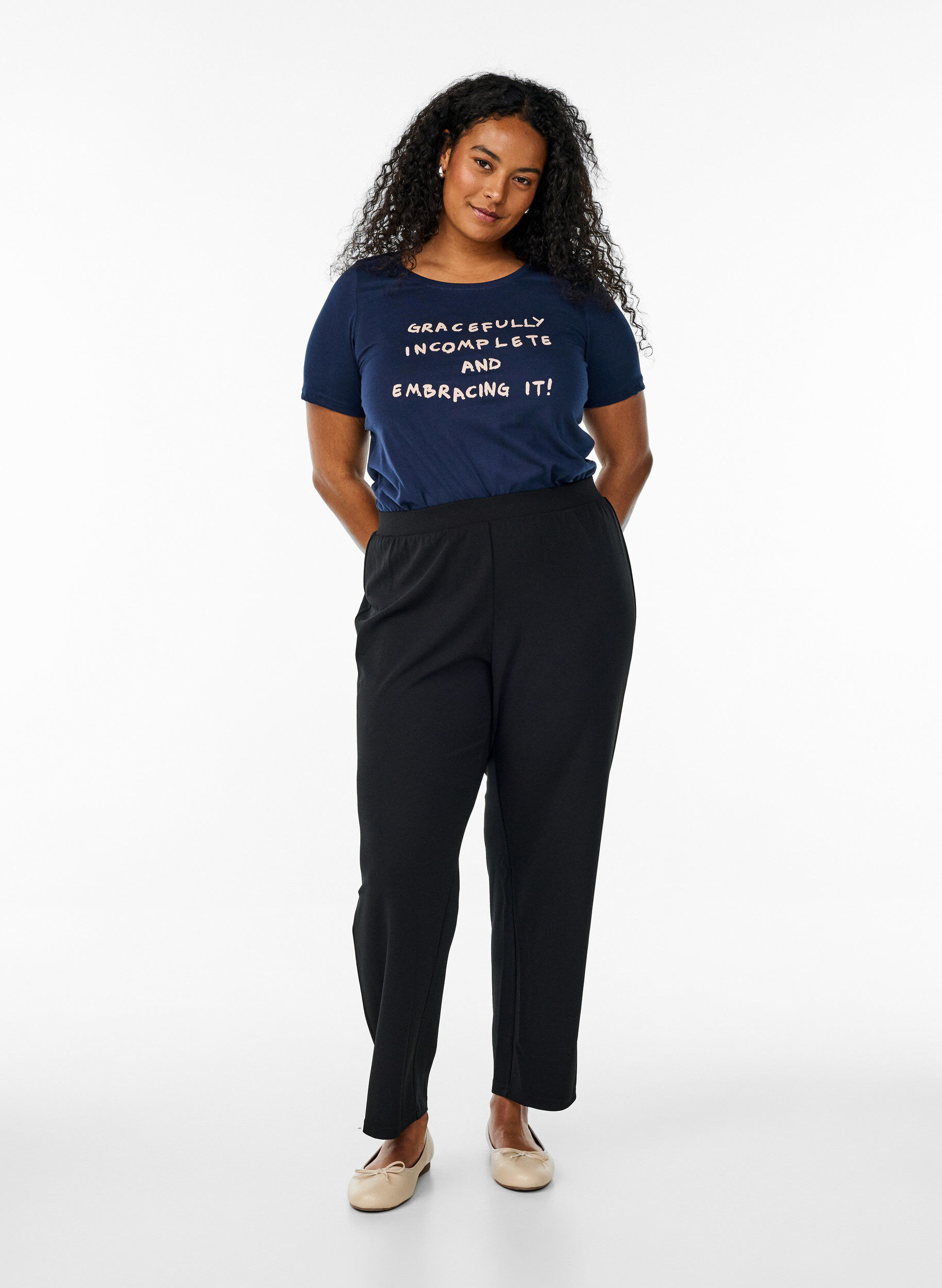 Zizzifashion FLASH - T-shirt with motif, Blue, Model image number 1