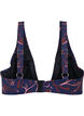 Printed bikini top with underwire, Graphic Print , Packshot image number 1
