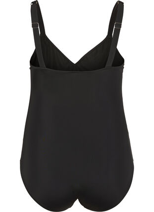 Swimsuit with V-neckline, Black, Packshot image number 1
