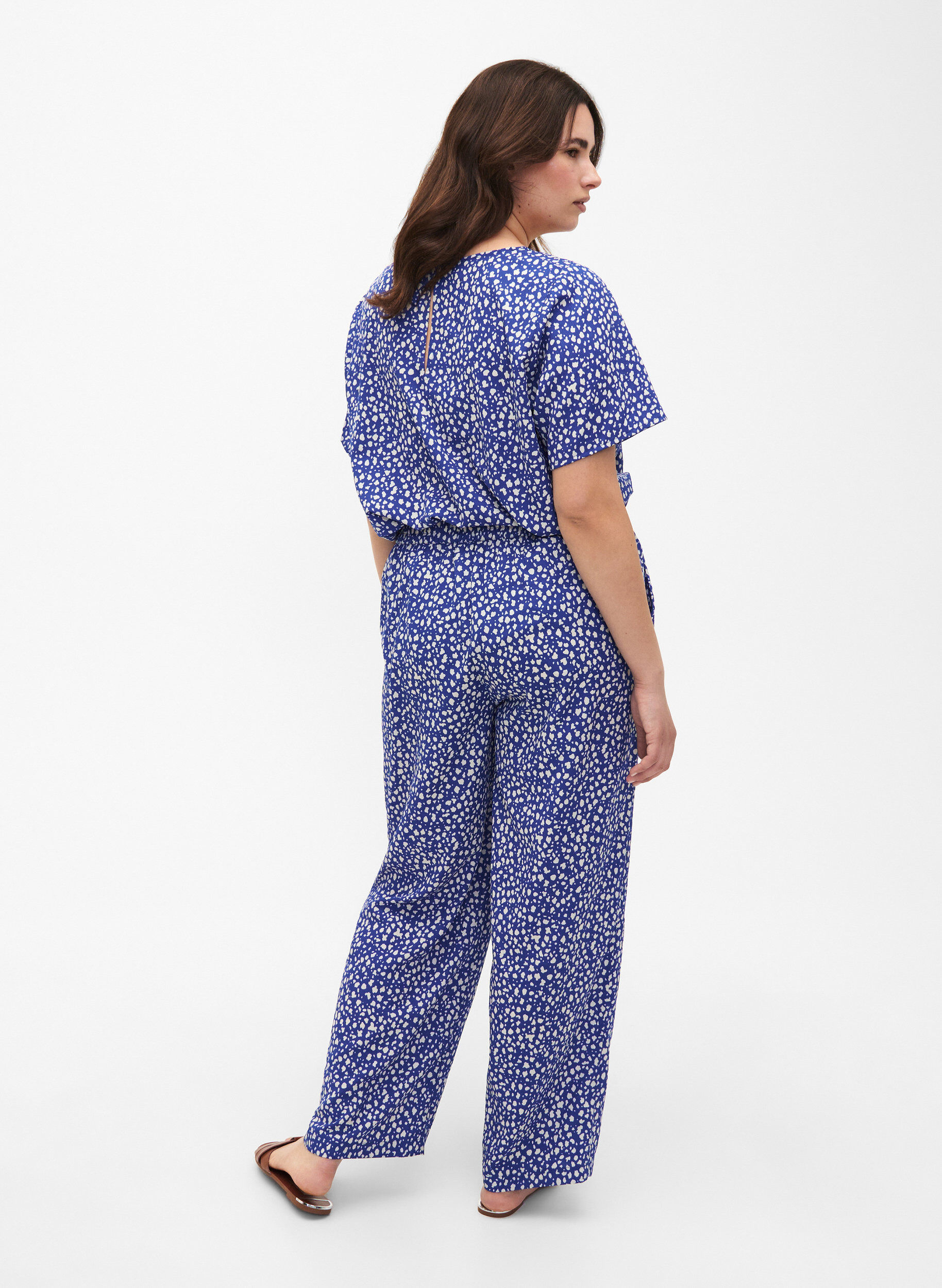 Zizzifashion FLASH - Pants with print and pockets, Surf the web Dot, Model image number 1