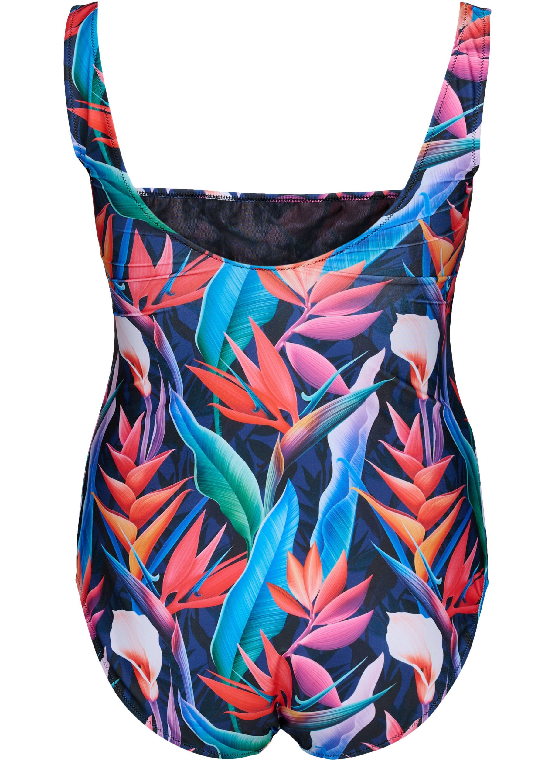 Zizzifashion Swimsuit with print, Bright Leaf, Packshot image number 1