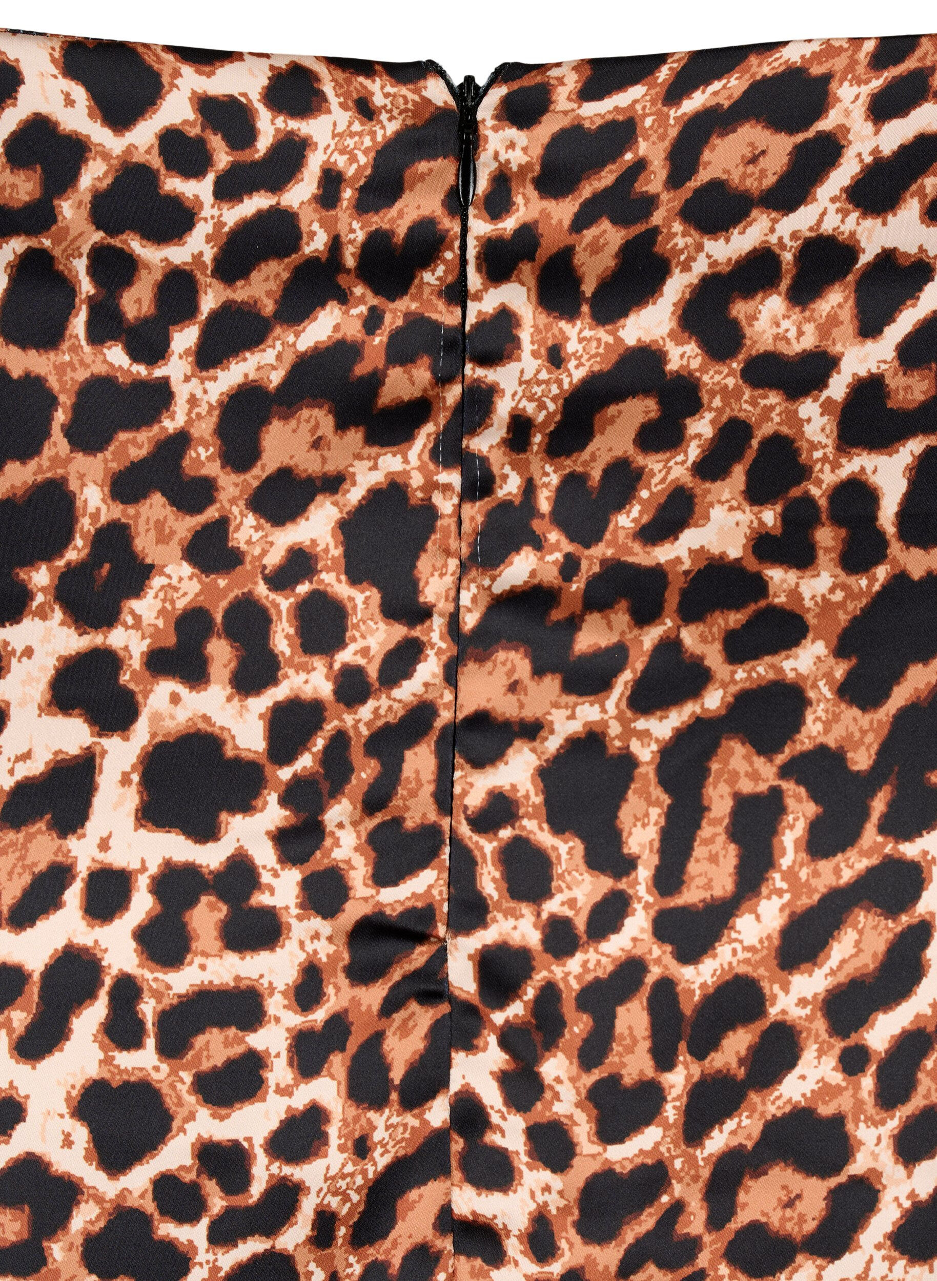 Zizzifashion Leopard print skirt with slits, Leopard AOP, Packshot image number 2