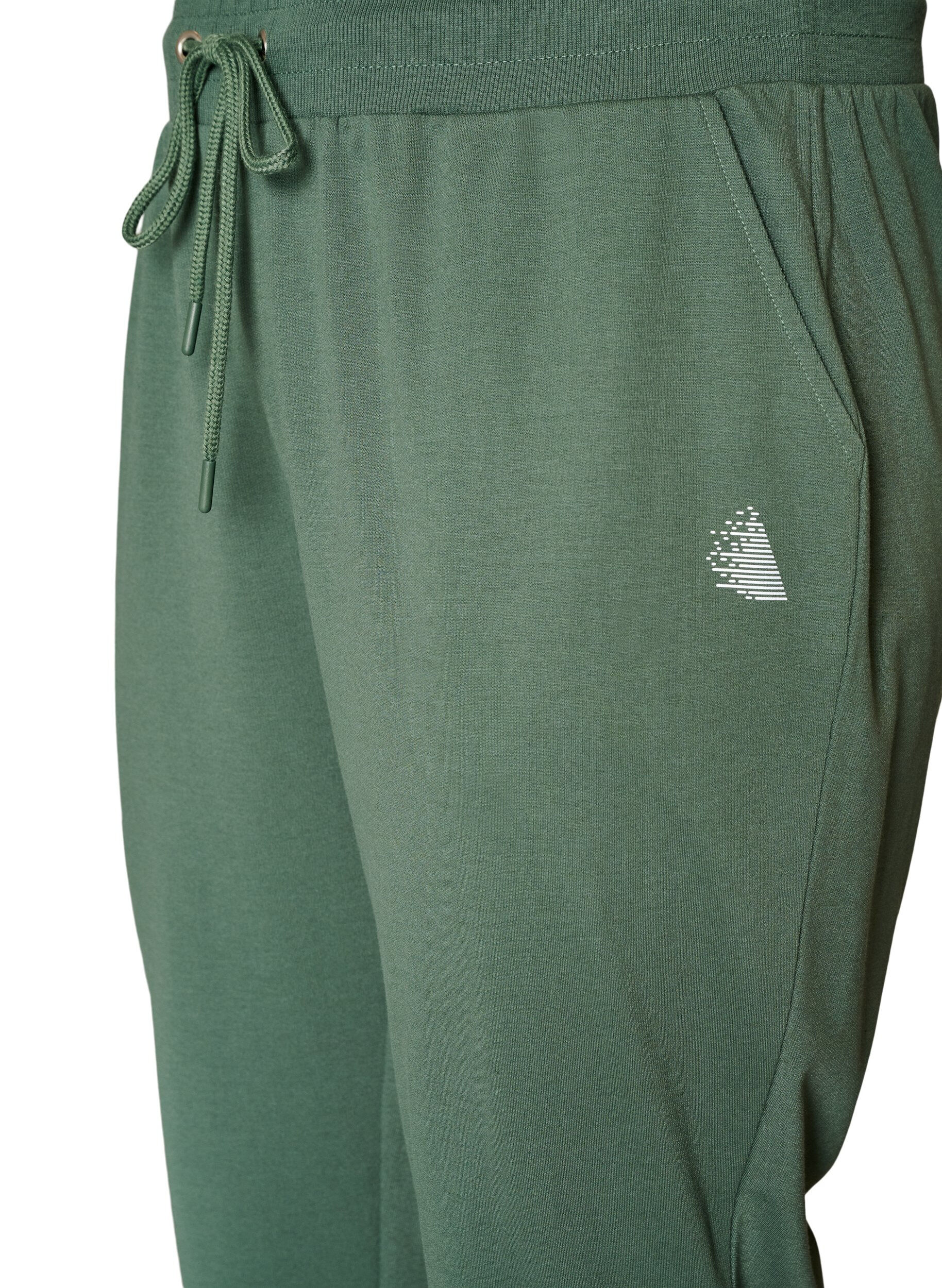 ZizzifashionLoose workout trousers with pockets, Green, Packshot image number 2