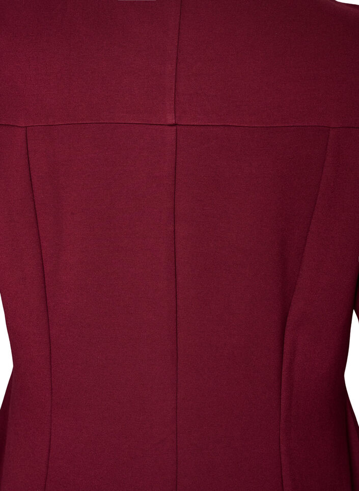 A-shaped dress with 3/4 sleeves, Red, Packshot image number 3