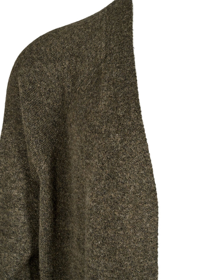 Long cardigan with pockets, Sea Turtle Mel., Packshot image number 2