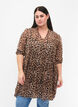 Tunic with leo print and lurex, Leopard AOP, Model image number 0