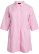 Striped tunic with 3/4 sleeves and an A-line shape, Pink, Packshot image number 0